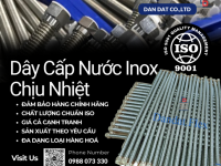 Dây Cấp Nước Inox Chịu Nhiệt – Chất Lượng Vượt Trội, An Toàn Tuyệt Đối