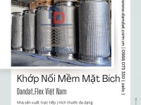 Khớp nối mềm inox nối bích, khớp nối mềm chống rung mặt bích các loại