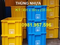 Thùng nhựa đặc, Hộp nhựa đặc đựng linh kiện điện tử trong các nhà máy