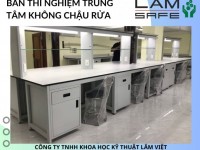 Giới Thiệu Bàn Thí Nghiệm Trung Tâm với Mặt Bàn Bằng Vật Liệu Phenolic