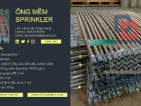 Ống Mềm Cấp Nước Đầu Phun Sprinkler, Ống Mềm PCCC D25