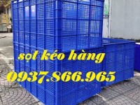 Đại lý phân phối sóng kẻ, sọt có 5 bánh xe to