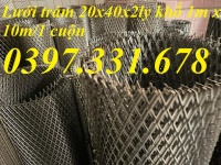 Lưới mắt cáo 2ly ô 20x40mm giao hàng toàn quốc