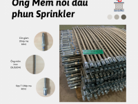 Ống Mềm Sprinkler Dùng Trong PCCC, Ống Mềm Nối Đầu Phun Cứu Hỏa, Khớp Nối Mềm PCCC