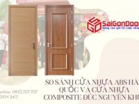 So sánh cửa nhựa ABS Hàn Quốc và cửa nhựa Composite đúc nguyên khối