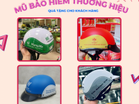 Xưởng sản xuất mũ bảo hiểm quảng cáo