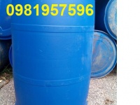 Làm bè bằng thùng phuy, thùng phuy nhựa, thung phuy nhựa 200 lít, thùng phi nhựa cũ giá rẻ, thiết kế