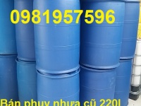 Làm bè bằng thùng phuy, thùng phuy nhựa, thung phuy nhựa 200 lít, thùng phi nhựa cũ giá rẻ, thiết kế
