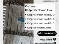 Khớp Nối Nhanh Inox - Khớp Nối Nhanh Inox Kiểu D - Khớp Nối Nhanh Đầu Cái Ren Trong - Kiểu D  