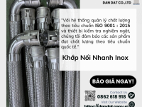 Khớp Nối Nhanh Inox - Khớp Nối Nhanh Inox Kiểu D - Khớp Nối Nhanh Đầu Cái Ren Trong - Kiểu D  