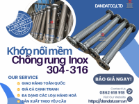 Khớp Nối Mềm Chống Rung| Khớp Nối Chống Rung Inox 304 Và Inox 316