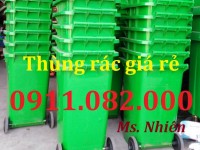  Thùng rác chất lượng giá tốt- thùng rác 120l 240l 660l giá rẻ tại cần thơ- lh 0911082000