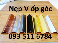 Nẹp bo tròn góc nẹp cạnh tường chữ V Nẹp nhựa trát tường