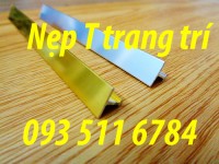 Nẹp T Inox màu Nẹp T nhôm trang trí sàn