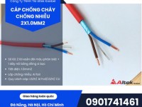 Cáp tín hiệu chống cháy, chống nhiễu 2x1.0mm2 hãng Altek Kabel Đức