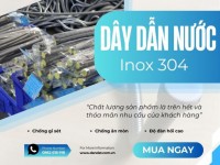 Dây dẫn nước chịu nhiệt cho bình nóng lạnh inox 304/Dây mềm cấp nước thép không gỉ/