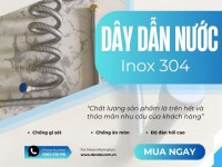 Dây dẫn nước chịu nhiệt cho bình nóng lạnh inox 304/Dây mềm cấp nước thép không gỉ/