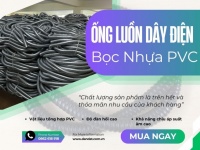 Ống ruột gà luồn dây điện chống cháy/Ống ruột gà lõi thép luồn dây điện bọc nhựa PVC