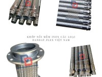 Ống mềm inox nối ren, Khớp nối mềm inox dùng trong công nghiệp 