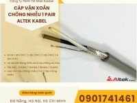 Cáp tín hiệu vặn xoắn chống nhiễu 1pair, 2pair, 3 pair, 4 pair