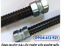 Ống ruột gà lõi thép/ ống kẽm đàn hồi luôn dây điện 