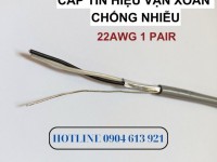 Cáp điều khiển chống nhiễu 1 pair 18AWG Altek Kabel 