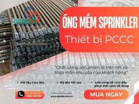 Ống nối mềm cứu hỏa/Ống mềm inox chữa cháy/Ống mềm Sprinkler dùng trong PCCC/Đầu nối Sprinkler