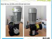 Bơm định lượng EMEC PRIUS D 007160 K/PP lưu lượng lên đến 160 L/h áp hoạt động lên đến 7 bar