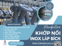 Khopnoimem, Khớp nối mềm inox nối bích – lắp bích, Khớp nối mềm nối bích chịu nhiệt