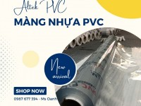 Màng nhựa pvc trong suốt hàng nhập khẩu 1.0mm