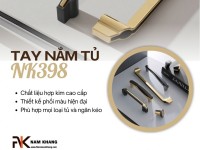 Tay nắm tủ phối hợp cao cấp NK398 | Zalo 0901 196 552