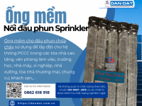 Ống Mềm Nối Đầu Phun Sprinkler, Khớp nối mềm PCCC, Dây mềm nối đầu phun sprinkler | Phòng Cháy Chữa 