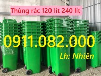  Cung cấp Thùng ủ rác, thùng đựng rác giá rẻ, thùng rác 120l 240l dầy chất lượng- lh 0911082000