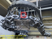 Khớp nối mềm inox 304, Khớp nối chống rung mặt bích 1 đầu xoay chất lượng cao