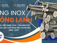 Dây dẫn nước mềm inox, ống mềm cho máy nóng lạnh, dây inox cấp nước ren trong