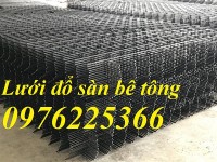 Lưới thép hàn phi 6 ô 100x100, 150x150, 200x200 hàn đen