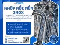 Khớp Nối Mềm Inox 2 Đầu Cong, Khớp nối mềm chống rung inox, Khớp nối mềm inox công nghiệp 