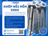 Khớp Nối Mềm Inox 2 Đầu Cong, Khớp nối mềm chống rung inox, Khớp nối mềm inox công nghiệp 