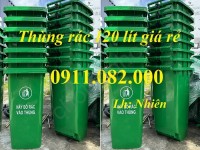 Bán thùng đựng rác giá rẻ tại tiền giang, thùng rác 120l 240l dầy chất lượng- lh 0911082000