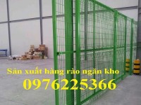 Vách lưới thép ngăn kho xưởng, hàng rào nhà máy 