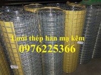 Lưới thép hàn mạ kẽm D3A50x50, D4A50x50