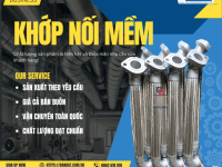 Khớp nối mềm| Khớp nối mềm inox công nghiệp và tầm quan trọng trong hệ thống cơ điện