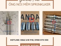 Ống mềm chữa cháy, ống nối mềm đầu phun sprinkler, dây nối mềm inox cho sprinkler