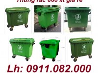  Giảm 20% giá thùng rác nhựa, thùng rác 60l 120l 240l- hàng nhập khẩu mới 100% giá chuẩ