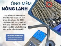 Dây dẫn nước bình nóng lạnh, ống dẫn nước mềm chịu nhiệt, dây inox cấp nước ren trong