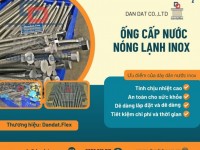 Dây dẫn nước bình nóng lạnh, ống dẫn nước mềm chịu nhiệt, dây inox cấp nước ren trong