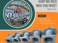 Khớp nối mềm kim loại, khớp nối mềm chống rung,khớp nối mềm nối bích chịu nhiệt