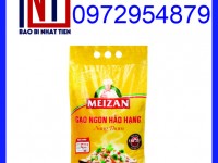 Bao bì gạo 5kg PA, túi gạo 5kg PA/PE in ống đồng