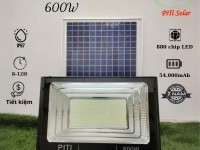 Đèn pha năng lượng mặt trời siêu sáng Piti Solar 600W