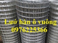 Lưới hàn mạ kẽm nhúng nóng 1,5ly ô 25x25